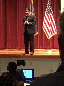 Labrador at Town Hall; Ap 19 2017